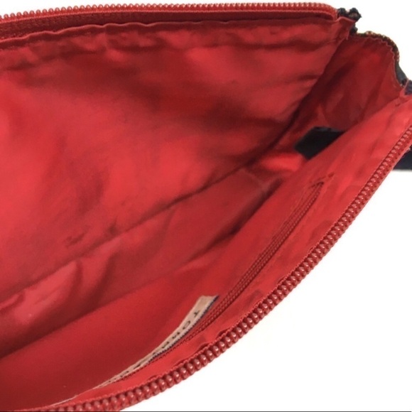 TOMMY HILFIGER Mini Purse Y2K Style Bag Plaid Tartan Mesh Sporty Classic Varsity - Picture 13 of 16